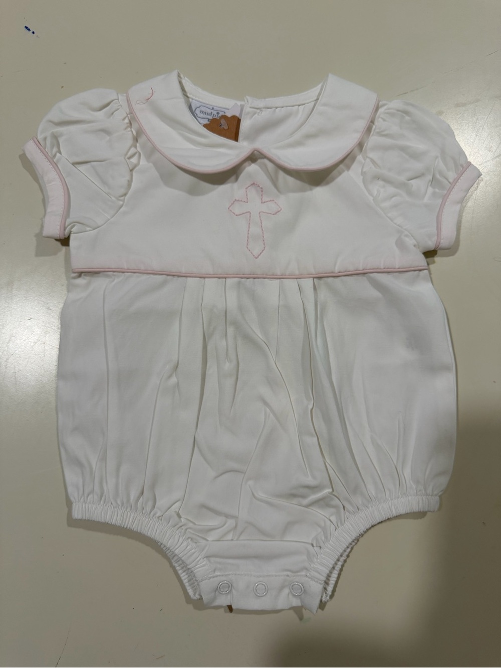 Mud Pie Poplin Cross Bubble, pink, NWT